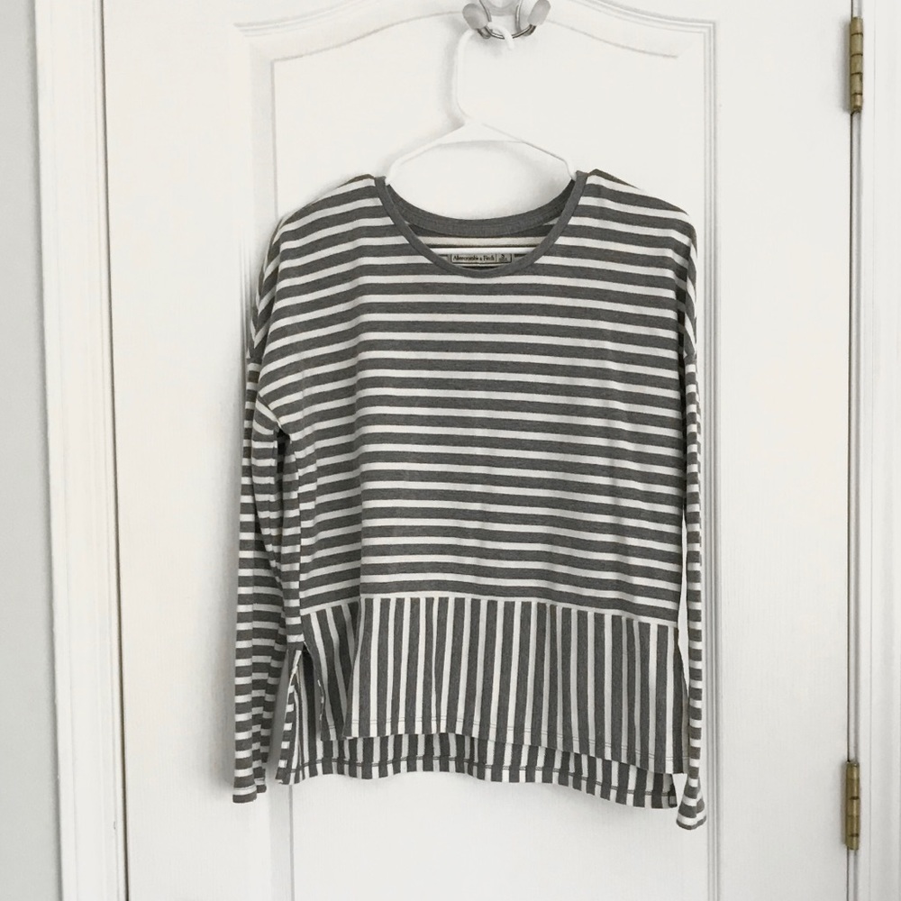 Striped long sleeve shirt